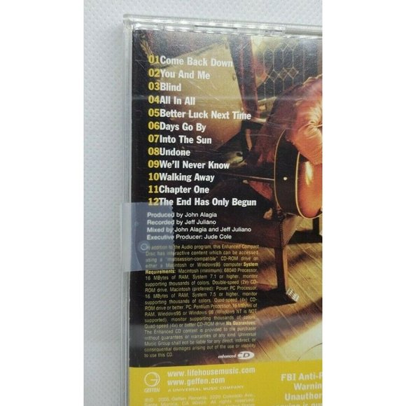 Lifehouse by Lifehouse (CD, 2005, Geffen) No Scratches Clean - Picture 3 of 8